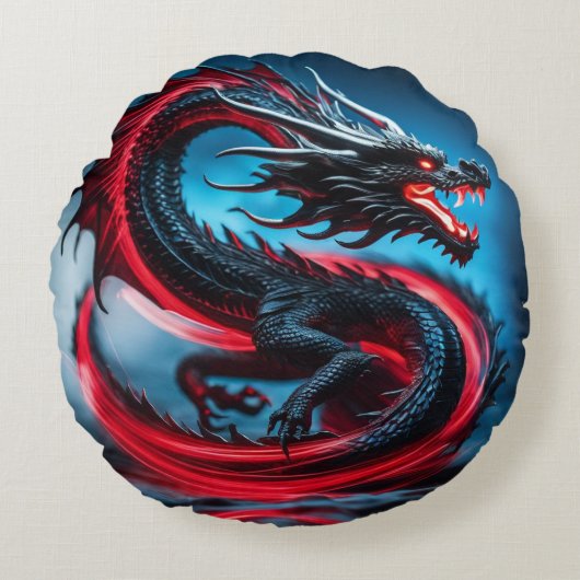 ドラゴン ラウンドクッション (正面)