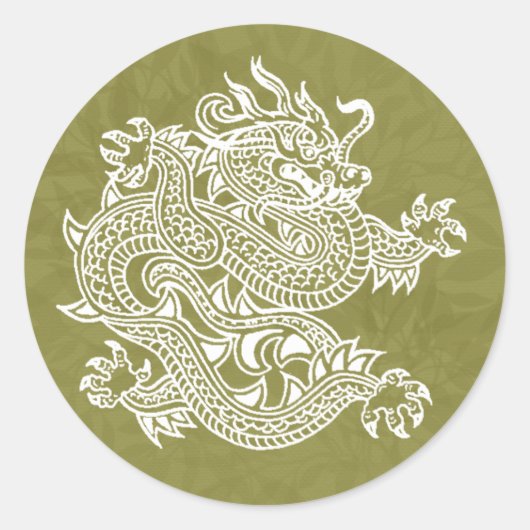 ドラゴン ラウンドシール (正面)