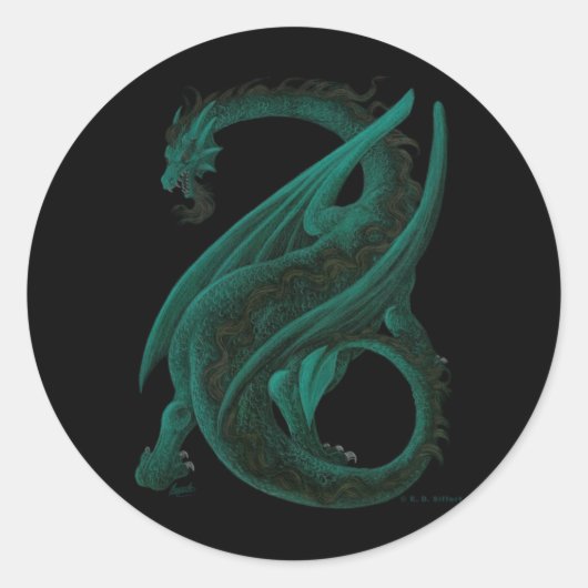 ドラゴン ラウンドシール (正面)