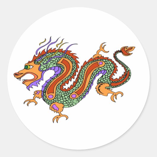 ドラゴン ラウンドシール (正面)