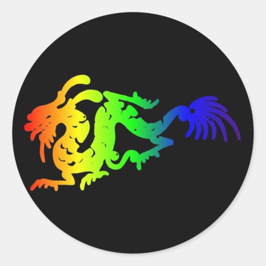 ドラゴン ラウンドシール (正面)