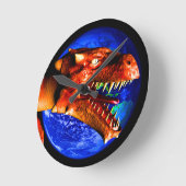 ドラゴン ラウンド壁時計 (傾斜)