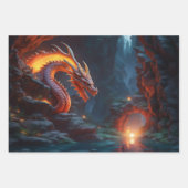 ドラゴン ラッピングペーパーシート (正面2)