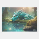 ドラゴン ラッピングペーパーシート (正面)