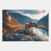 ドラゴン ラッピングペーパーシート (正面3)