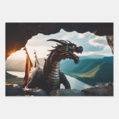 ドラゴン ラッピングペーパーシート (正面2)