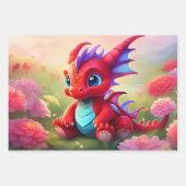 ドラゴン ラッピングペーパーシート (正面3)