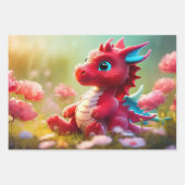 ドラゴン ラッピングペーパーシート (正面)