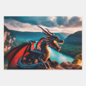 ドラゴン ラッピングペーパーシート (正面2)