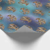 ドラゴン ラッピングペーパー (角)
