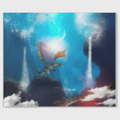 ドラゴン ラッピングペーパー (フラット)