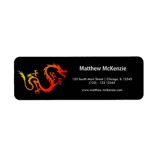 ドラゴン ラベル (正面)