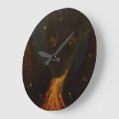 ドラゴン ラージ壁時計 (傾斜)