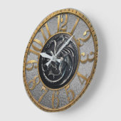 ドラゴン ラージ壁時計 (傾斜)