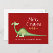 ドラゴン・ルッキング ポストカード (正面/裏面)