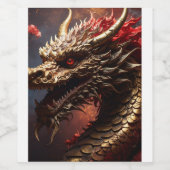 ドラゴン ワインラベル (シングルラベル)