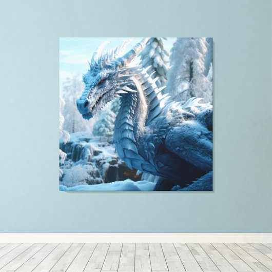 ドラゴン・ワールド キャンバスプリント (インサイチュ (ウッドフロア))