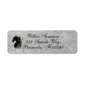 ドラゴン、中世 ラベル (正面)