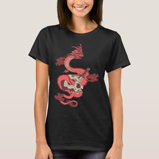 ドラゴン 中国のトカゲ 美意識 服 Tシャツ (正面)