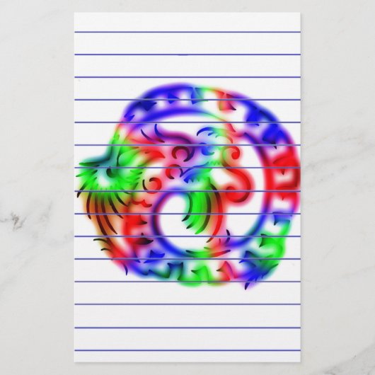 ドラゴン 便箋 (正面)