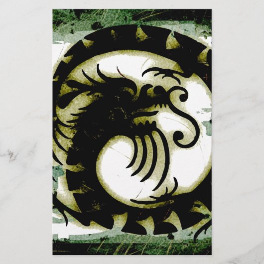 ドラゴン 便箋 (正面)