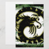 ドラゴン 便箋 (正面/裏面)