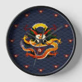 ドラゴン 壁時計 (正面)