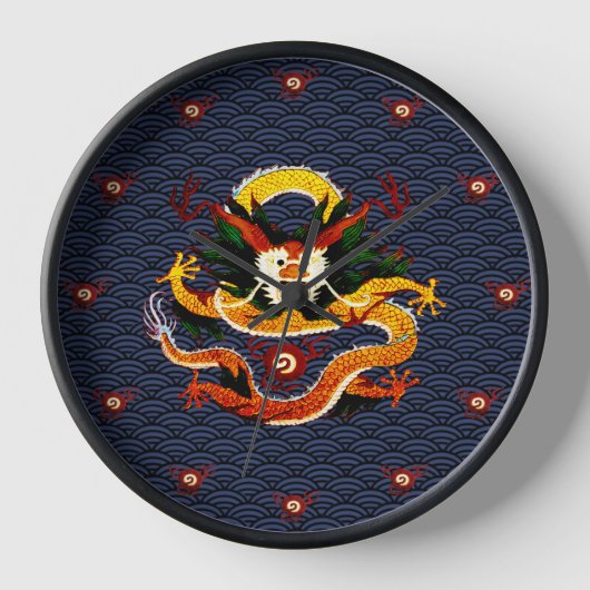 ドラゴン 壁時計 (正面)