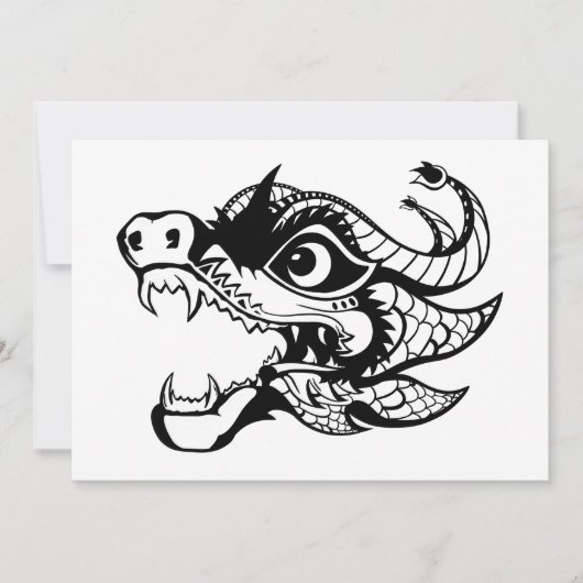 ドラゴン 招待状 (正面)