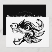 ドラゴン 招待状 (正面/裏面)