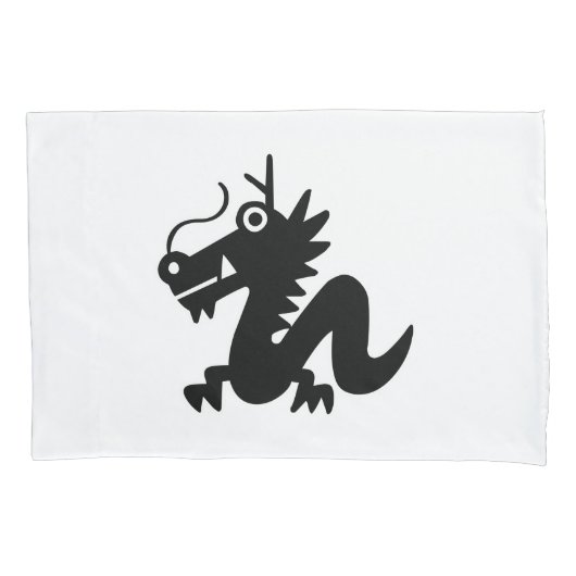 ドラゴン 枕カバー (正面)