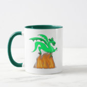ドラゴン & 炎 マグカップ (左)