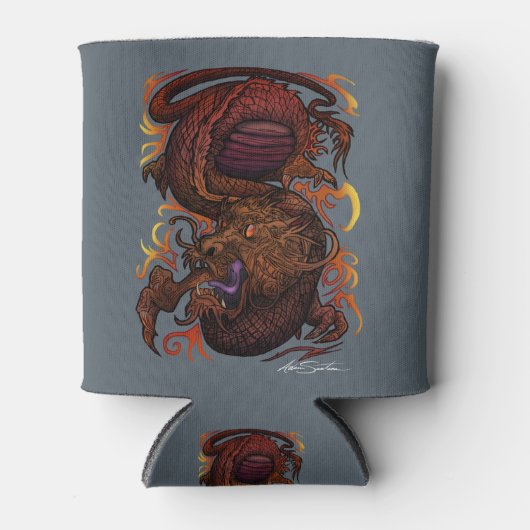 ドラゴン 缶クーラー (正面)
