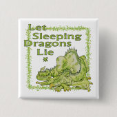 ドラゴン 缶バッジ (正面)