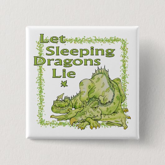 ドラゴン 缶バッジ (正面)