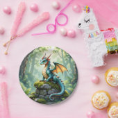 ドラゴン+誕生日パーティー+男の子 ペーパープレート (パーティー)