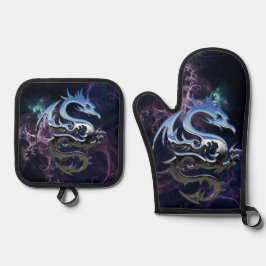 ドラゴン 鍋つかみ&鍋敷きセット