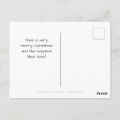 ドラゴン・ Feliz navidad ・ボンナダル・クリスマス ポストカード (裏面)