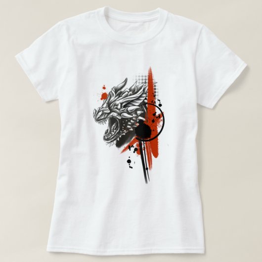 ドラゴン Tシャツ (デザイン正面)