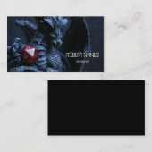 ドラゴンd20 RPGのロールプレイの名刺 名刺 (正面/裏面)