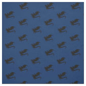 ドラゴンDNDシルエット青 ファブリック (見本)