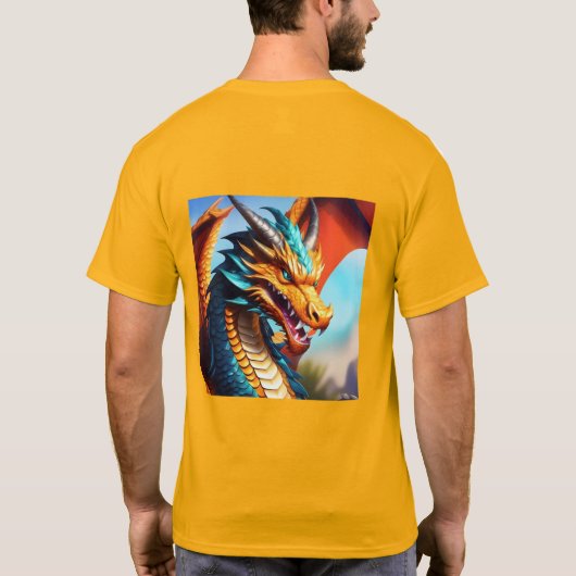 ドラゴンTシャツ Tシャツ (裏面)