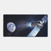 ドラゴンXl宇宙船と惑星の地球の距離 デスクマット (正面)