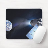 ドラゴンXl宇宙船と惑星の地球の距離 マウスパッド (マウス)
