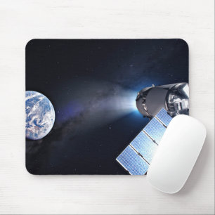 ドラゴンXl宇宙船と惑星の地球の距離 マウスパッド