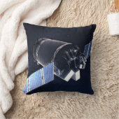 ドラゴンXl宇宙船のイラストレーション。 クッション (ブランケット)