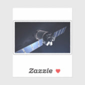 ドラゴンXl宇宙船のイラストレーション。 シール (シート)