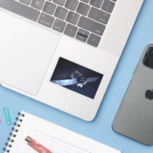 ドラゴンXl宇宙船のイラストレーション。 シール