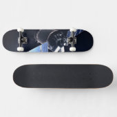 ドラゴンXl宇宙船のイラストレーション。 スケートボード (横)