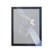 ドラゴンXl宇宙船のイラストレーション。 ノートパッド (回転)